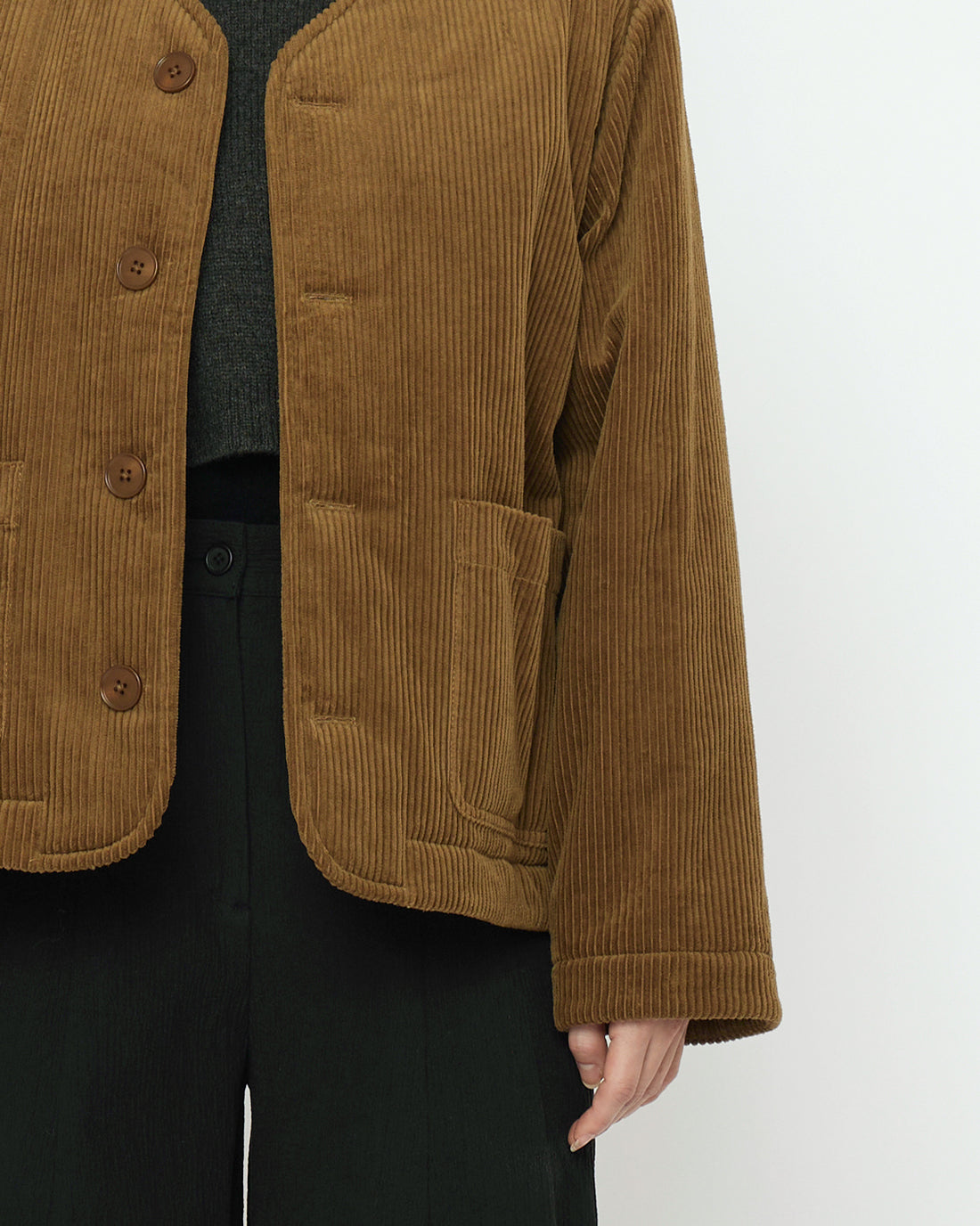 Corduroy Liner Jacket - FW25 - Sepia Brown
