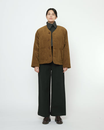 Corduroy Liner Jacket - FW25 - Sepia Brown