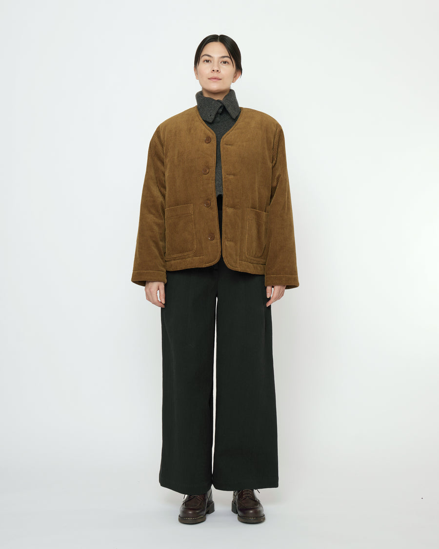 Corduroy Liner Jacket - FW25 - Sepia Brown