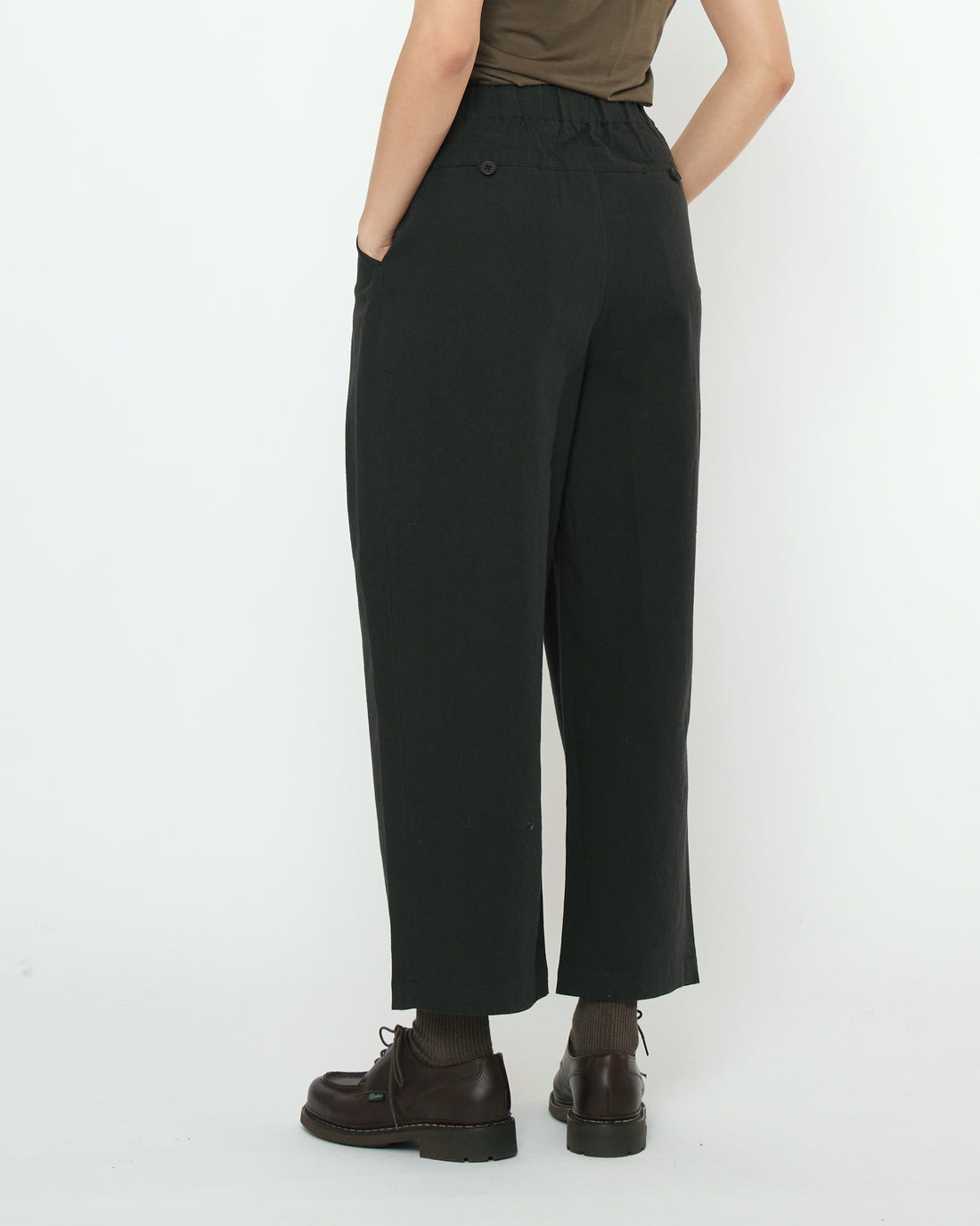 Signature Pleated Trouser - Canvas Edition - Black
