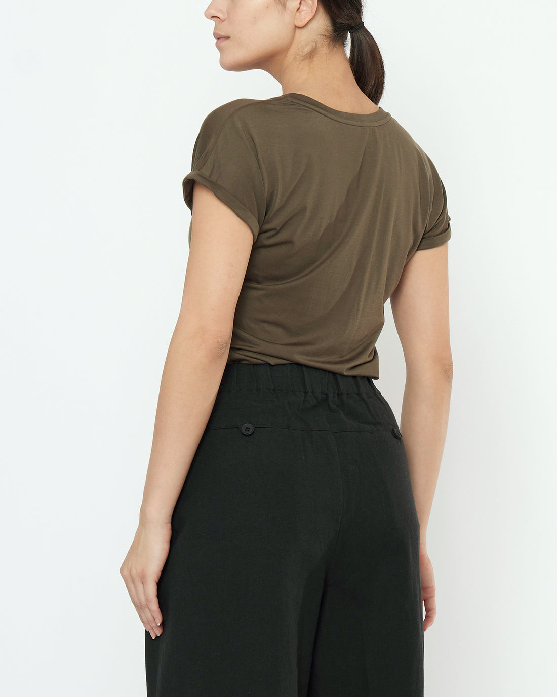 Signature Pleated Trouser - Canvas Edition - Black