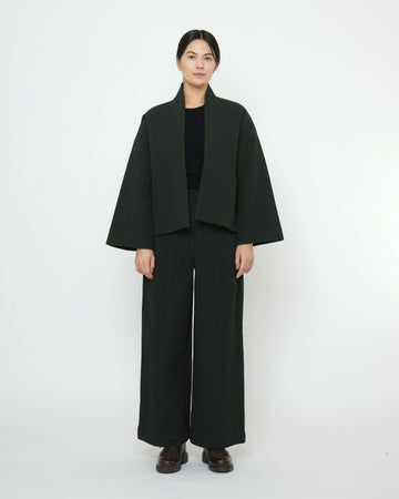 Textured Pockets Blazer - FW25 - Black