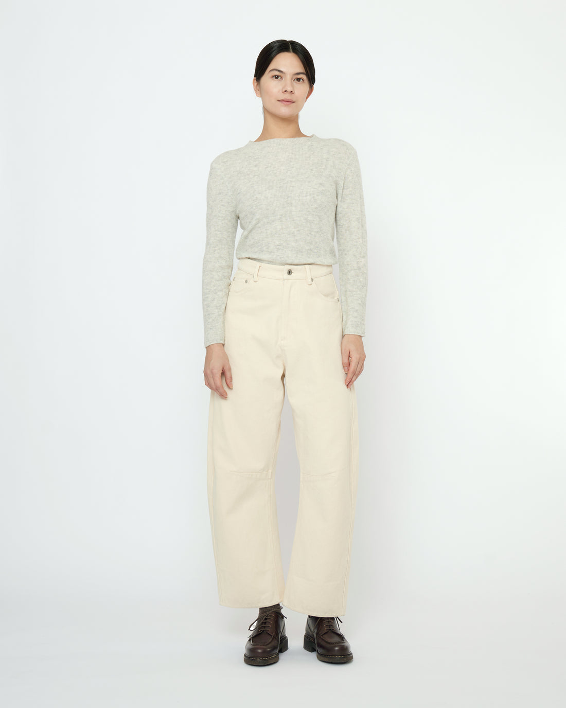 Mockneck Longsleeves - FW25 - Heathered Mist