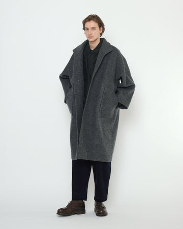Fall Lapel Coat - FW25 - Heather Gray