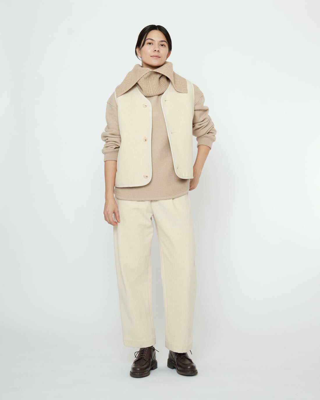 Double Faced Canvas Vest - FW25 -Off-White