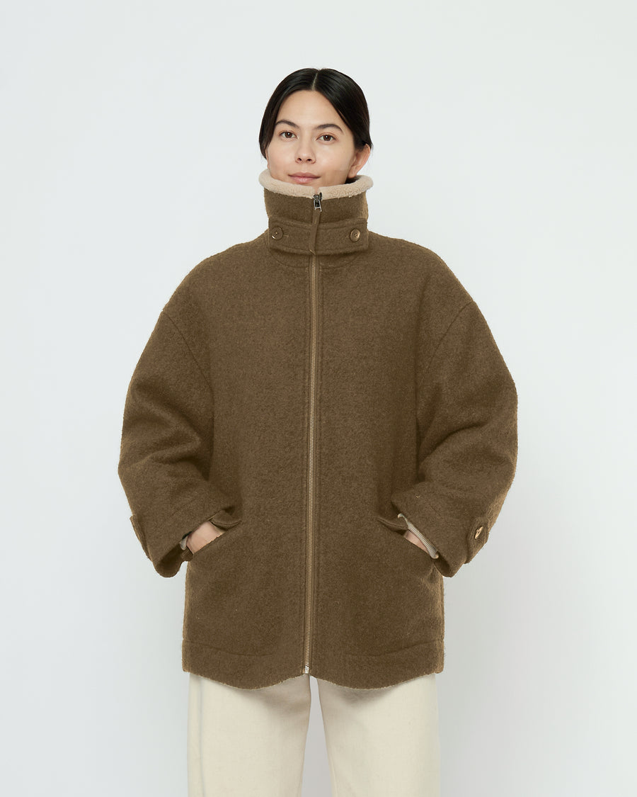 Blouson Short Coat - FW25 - Kelp