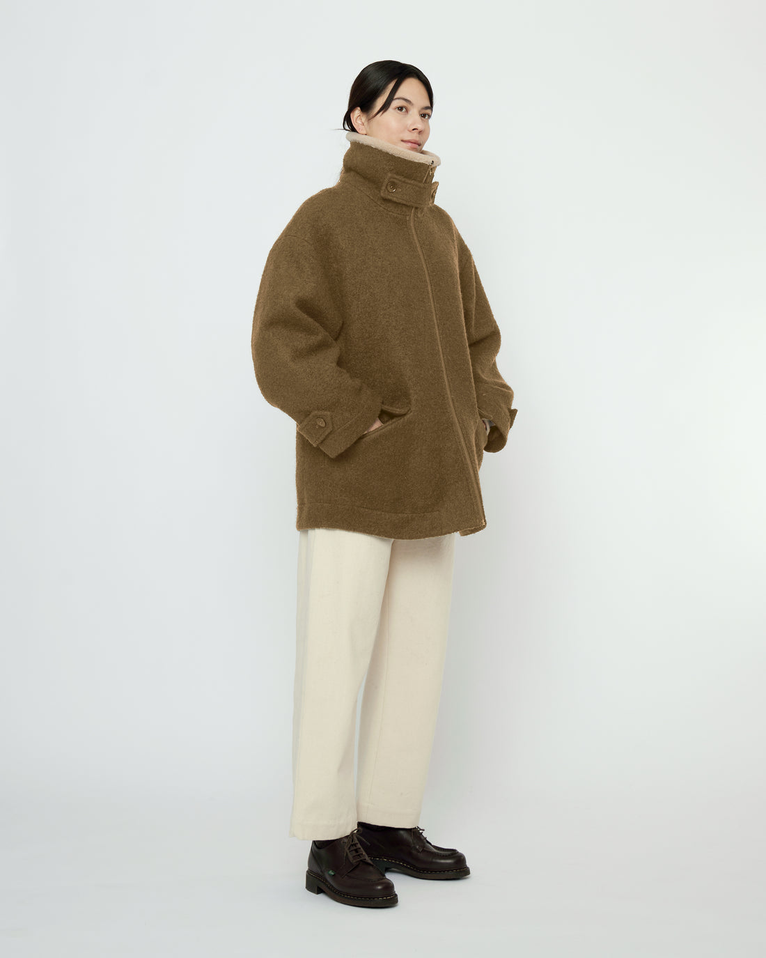 Blouson Short Coat - FW25 - Kelp