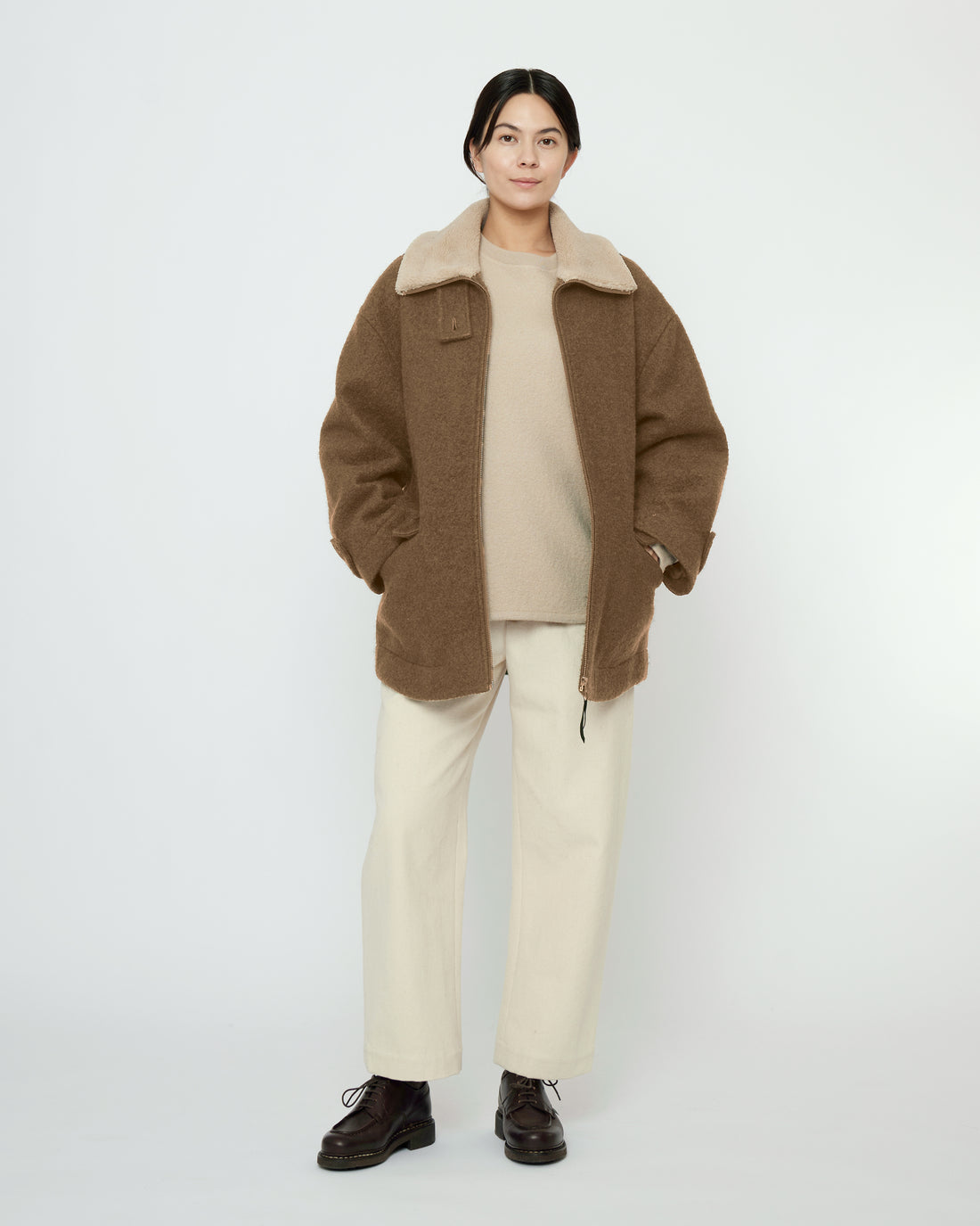 Blouson Short Coat - FW25 - Kelp
