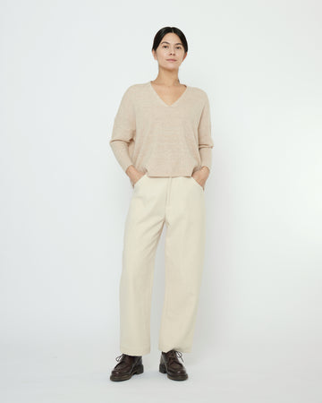 Signature Curve Legged Trouser - Fall Edition - Off-White
