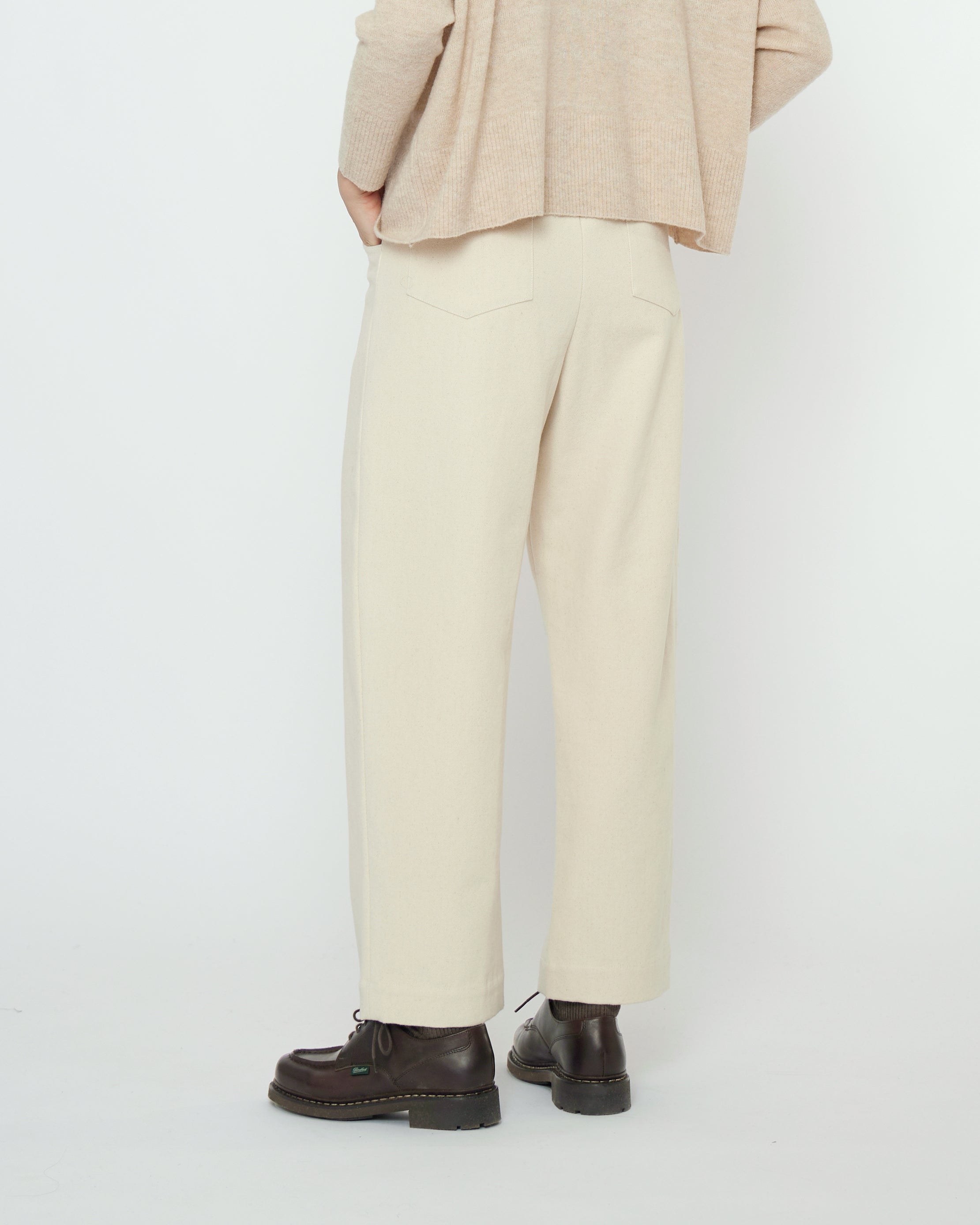 Signature Curve Legged Trouser - Fall Edition - Off-White