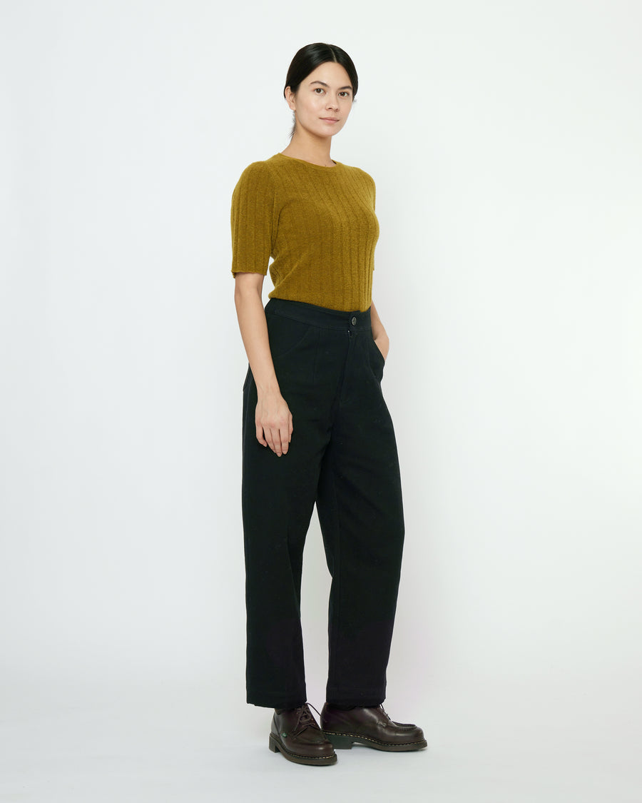 Ribbed Short Sleeves - FW25 - Topaz
