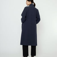 Signature Open Fall Coat - Textured Edition - Navy