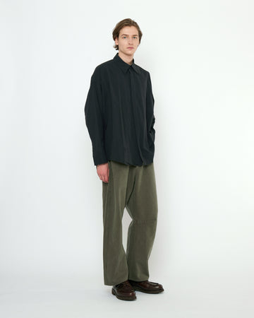 Cocoon Dress Shirt - FW25 - Black