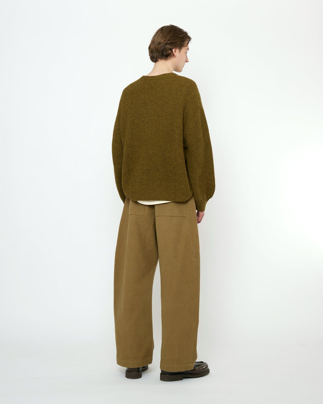 Signature Poet Sleeves Sweater - Yak Edition - Kelp