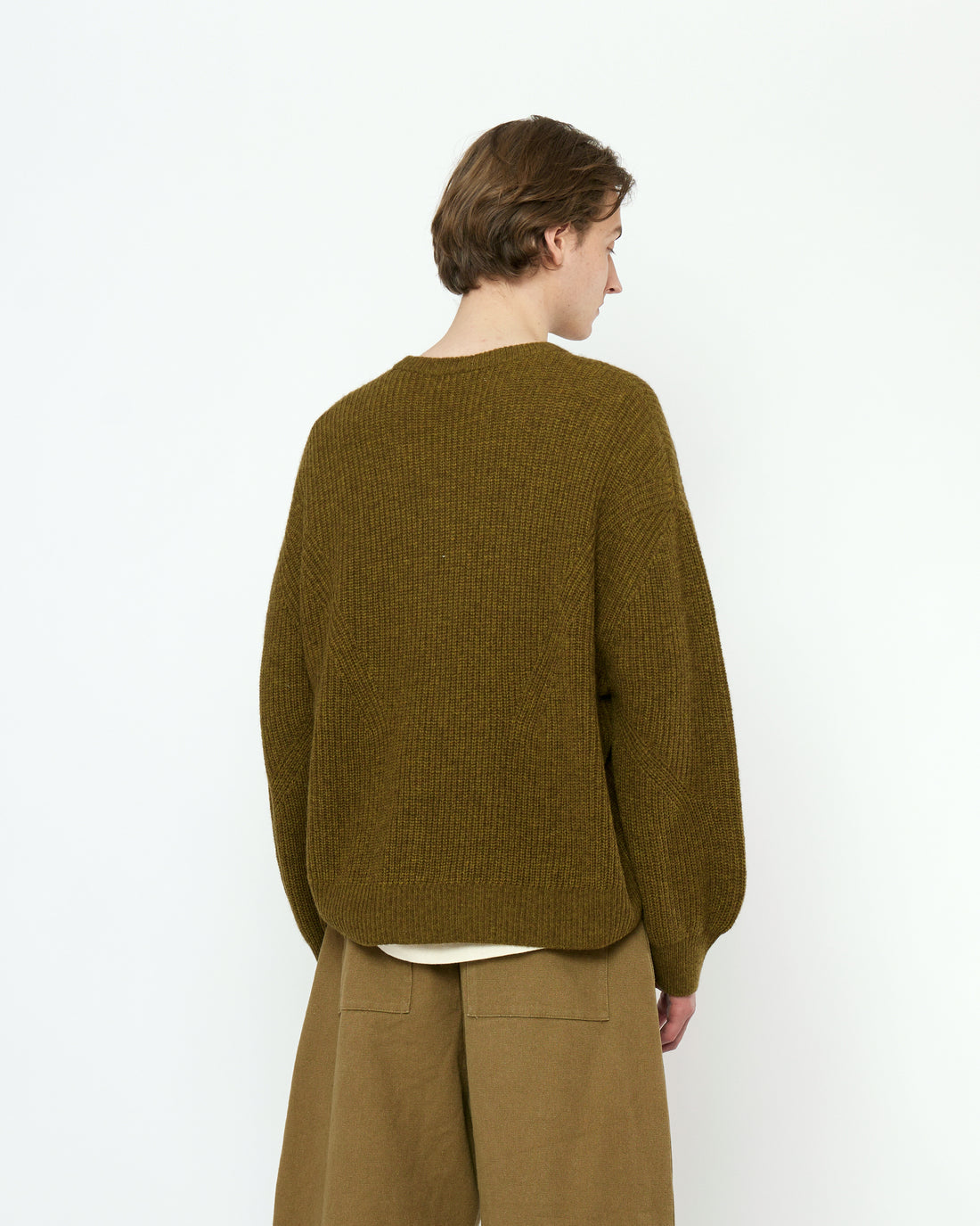 Signature Poet Sleeves Sweater - Yak Edition - Kelp