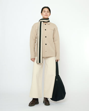 Long Scarf - Stripes - FW25 - Beige Stripes