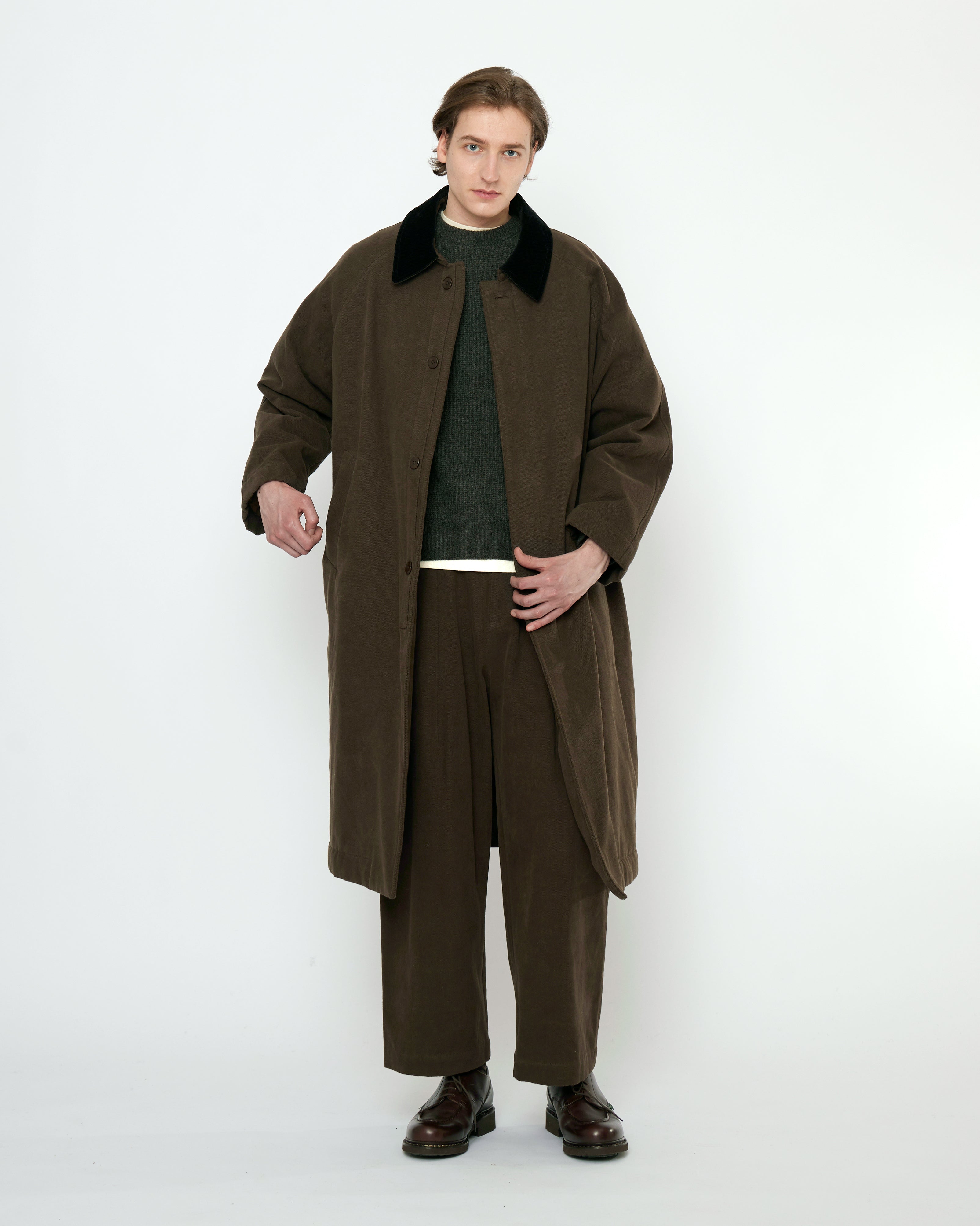 Padded Car Coat - FW25 - Taupe Brown