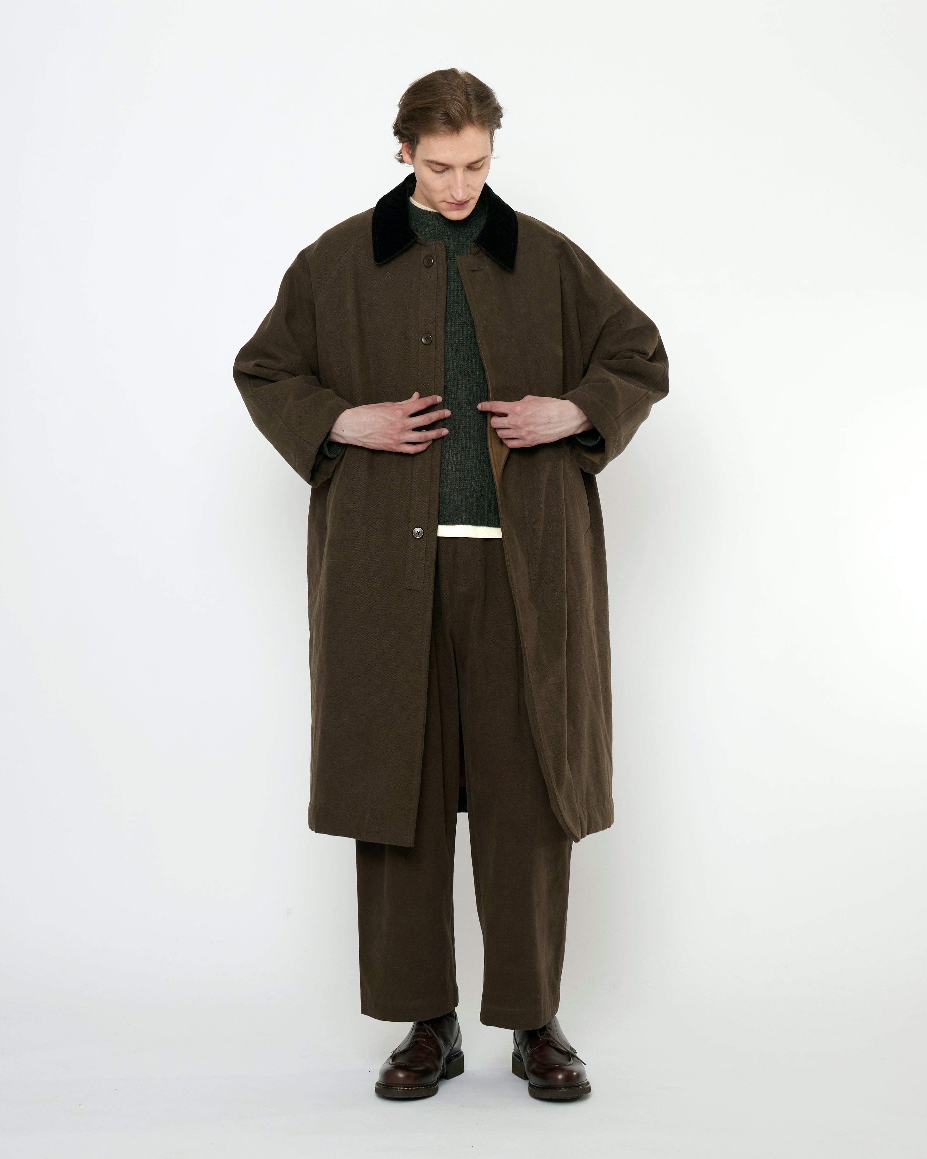 Padded Car Coat - FW25 - Taupe Brown