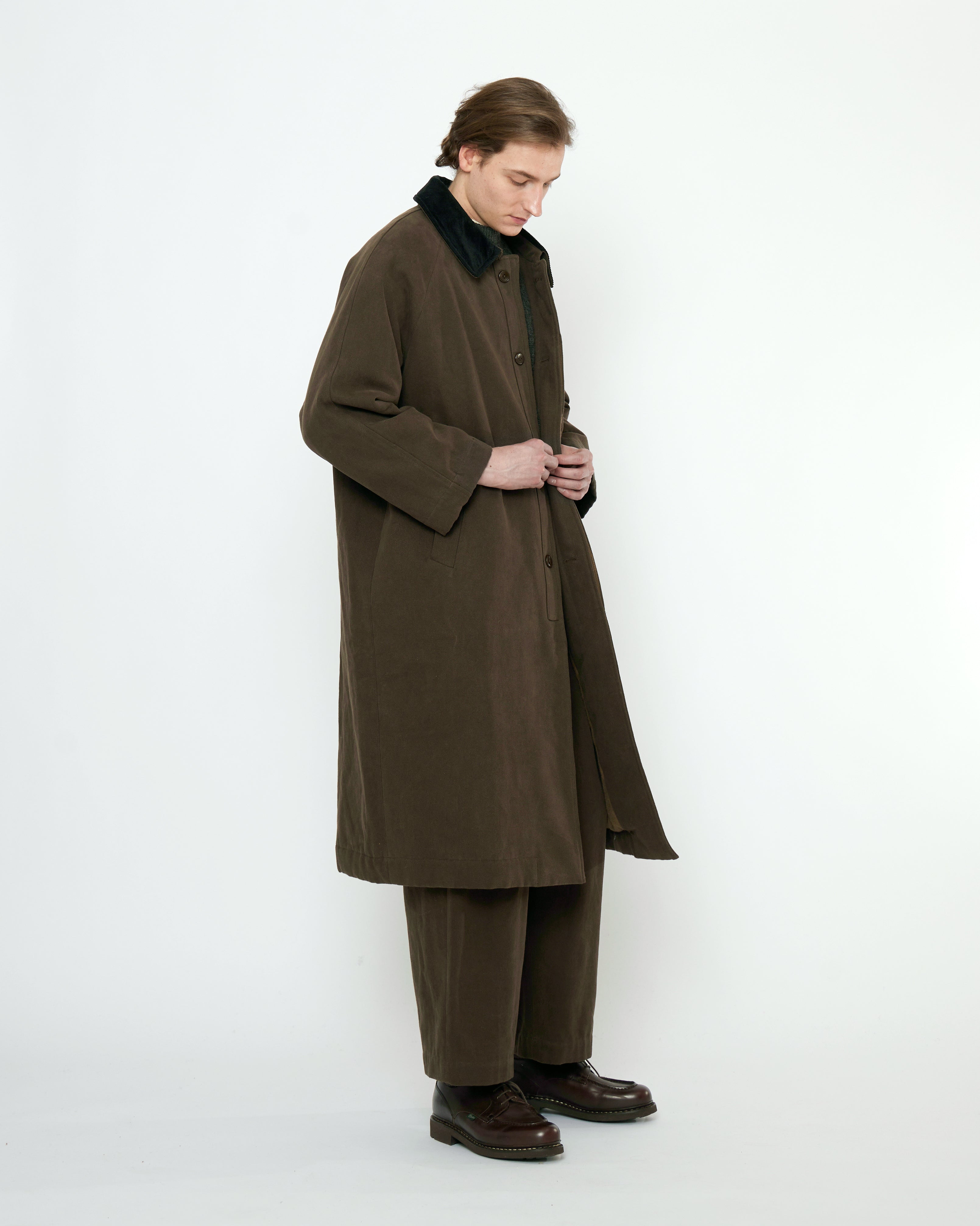 Padded Car Coat - FW25 - Taupe Brown