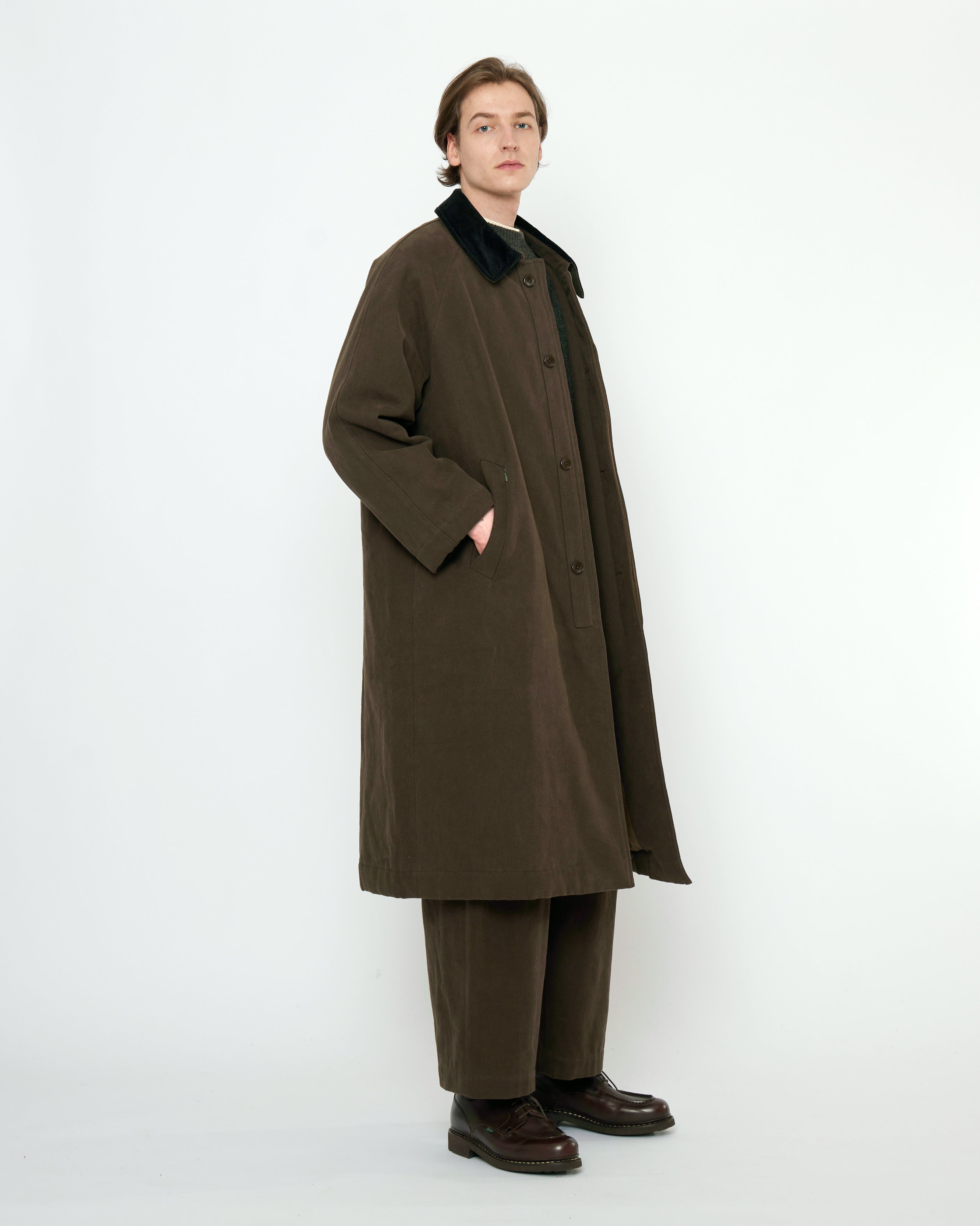Padded Car Coat - FW25 - Taupe Brown