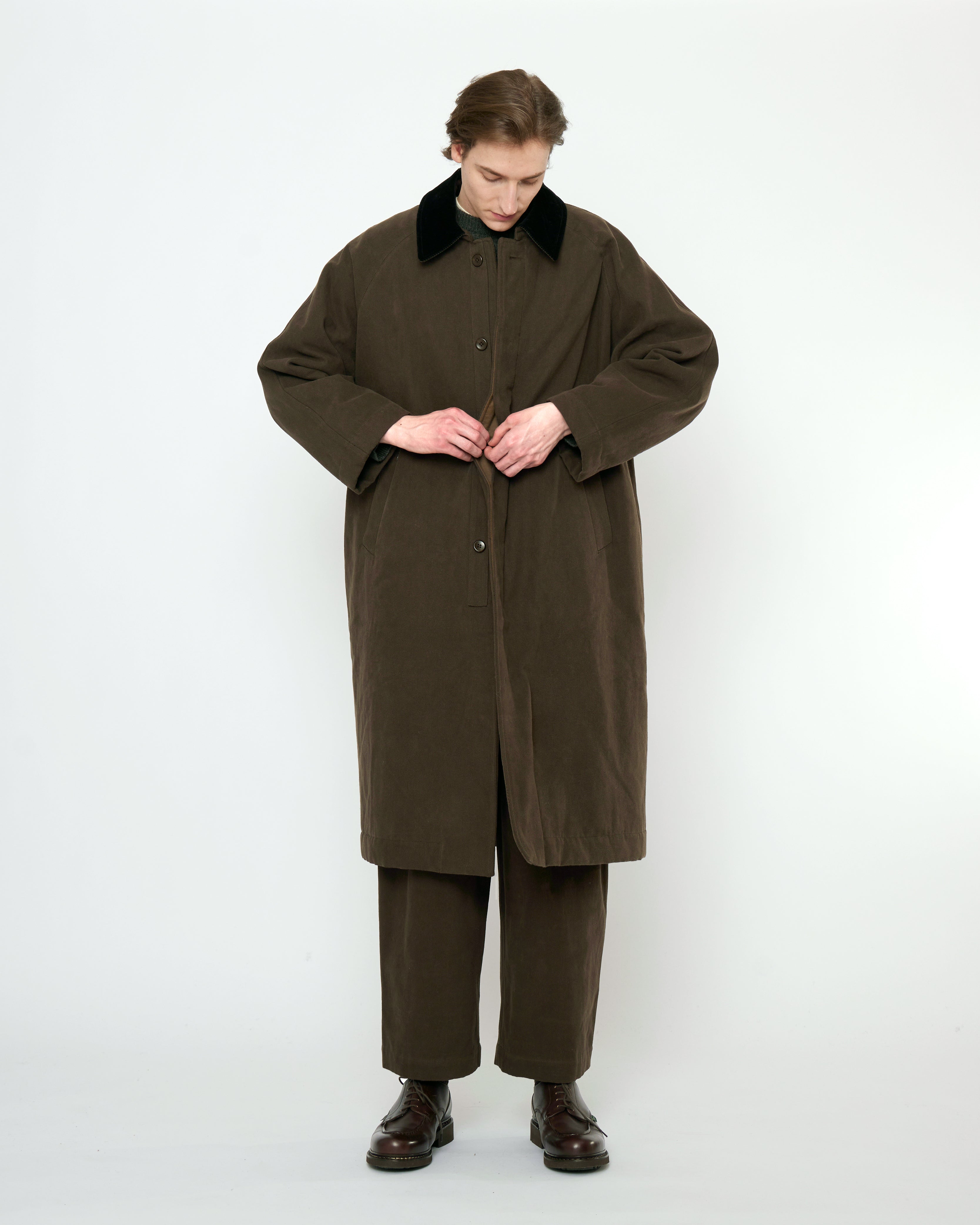 Padded Car Coat - FW25 - Taupe Brown