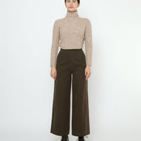 Roll-Neck Longsleeves - FW25 - Heathered Wheat