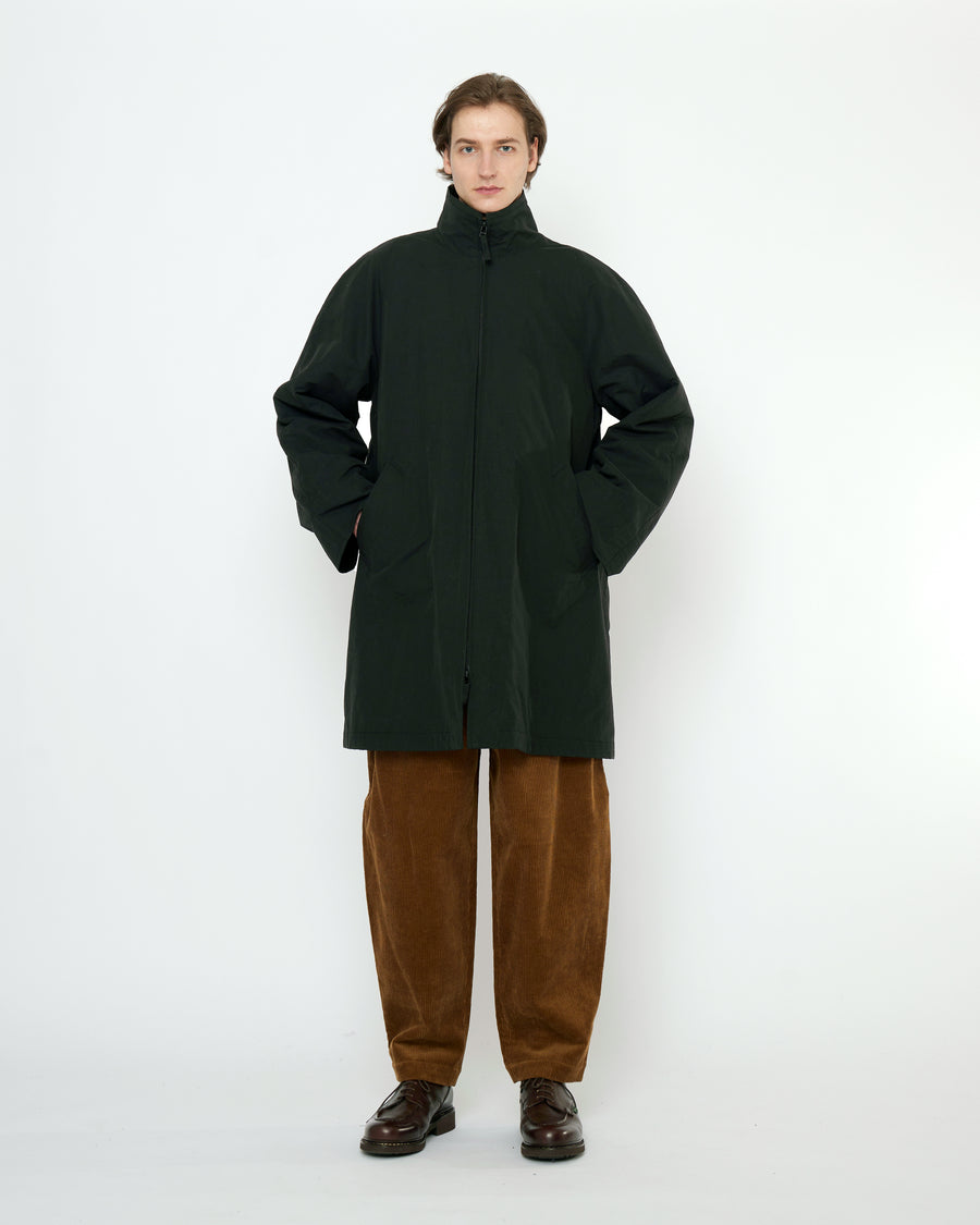 Double Collar Overcoat - FW25 - Black