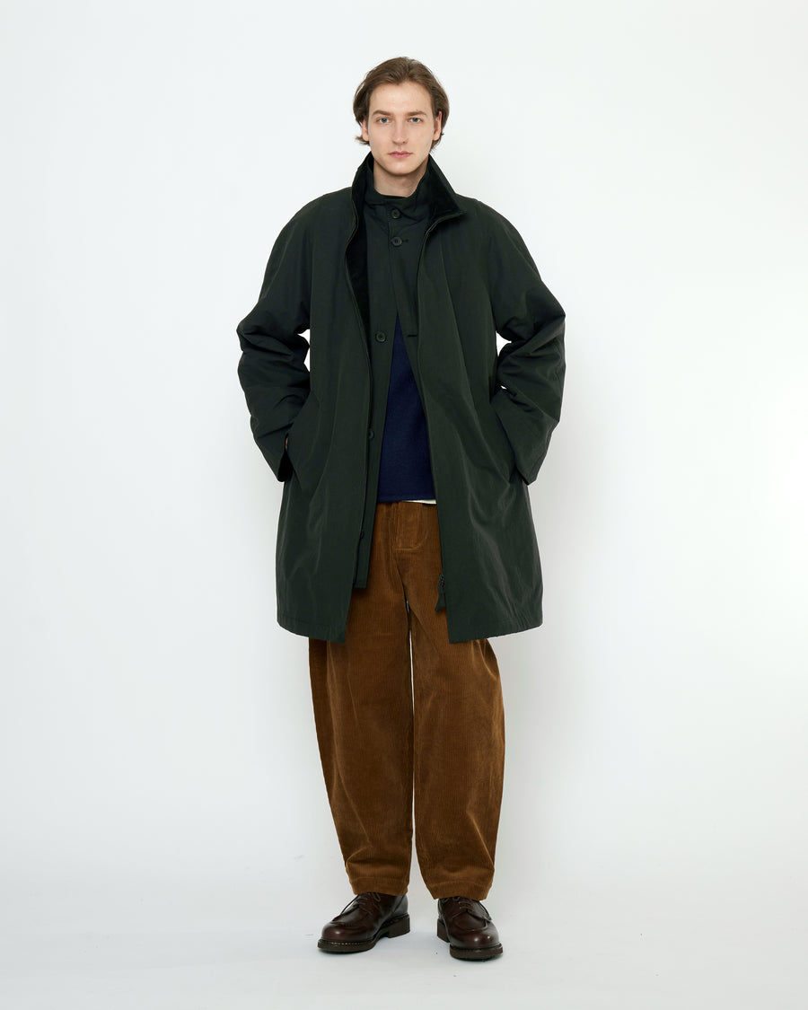 Double Collar Overcoat - FW25 - Black