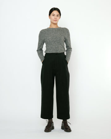 Signature Pleated Trouser - Fall Edition - Black