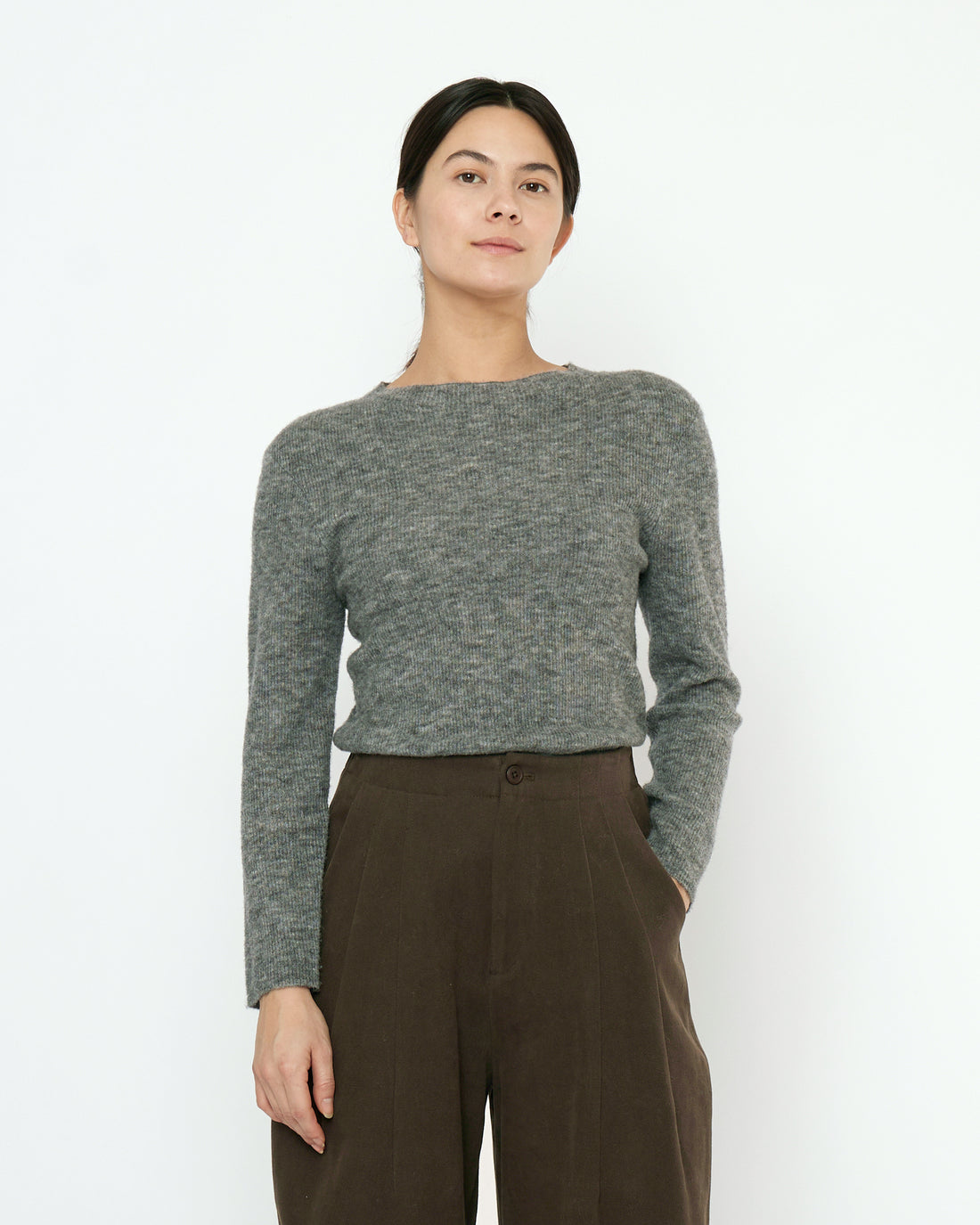Mockneck Longsleeves - FW25 - Heathered Gray