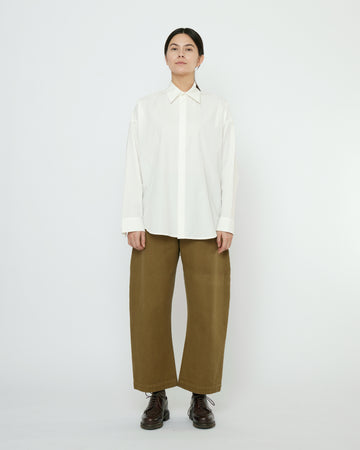 Cocoon Dress Shirt - FW25 - Off-White