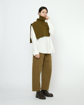 Knit Turtleneck Vest - FW25 - Kelp
