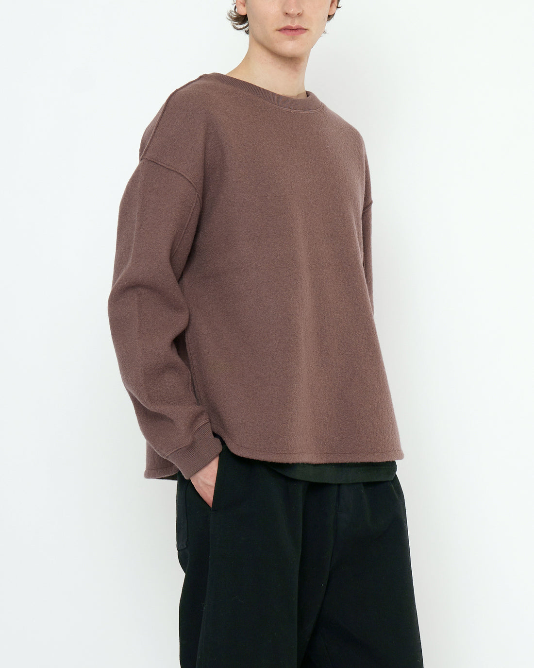 Boiled Wool Keepsake Jumper - FW25 - Mauve