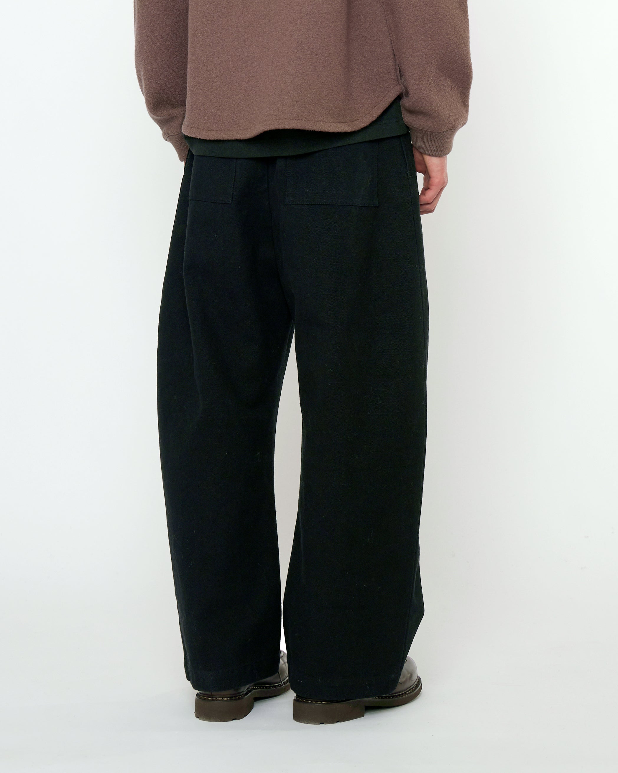 Tailored Curve Legged Trouser - FW25 - Black