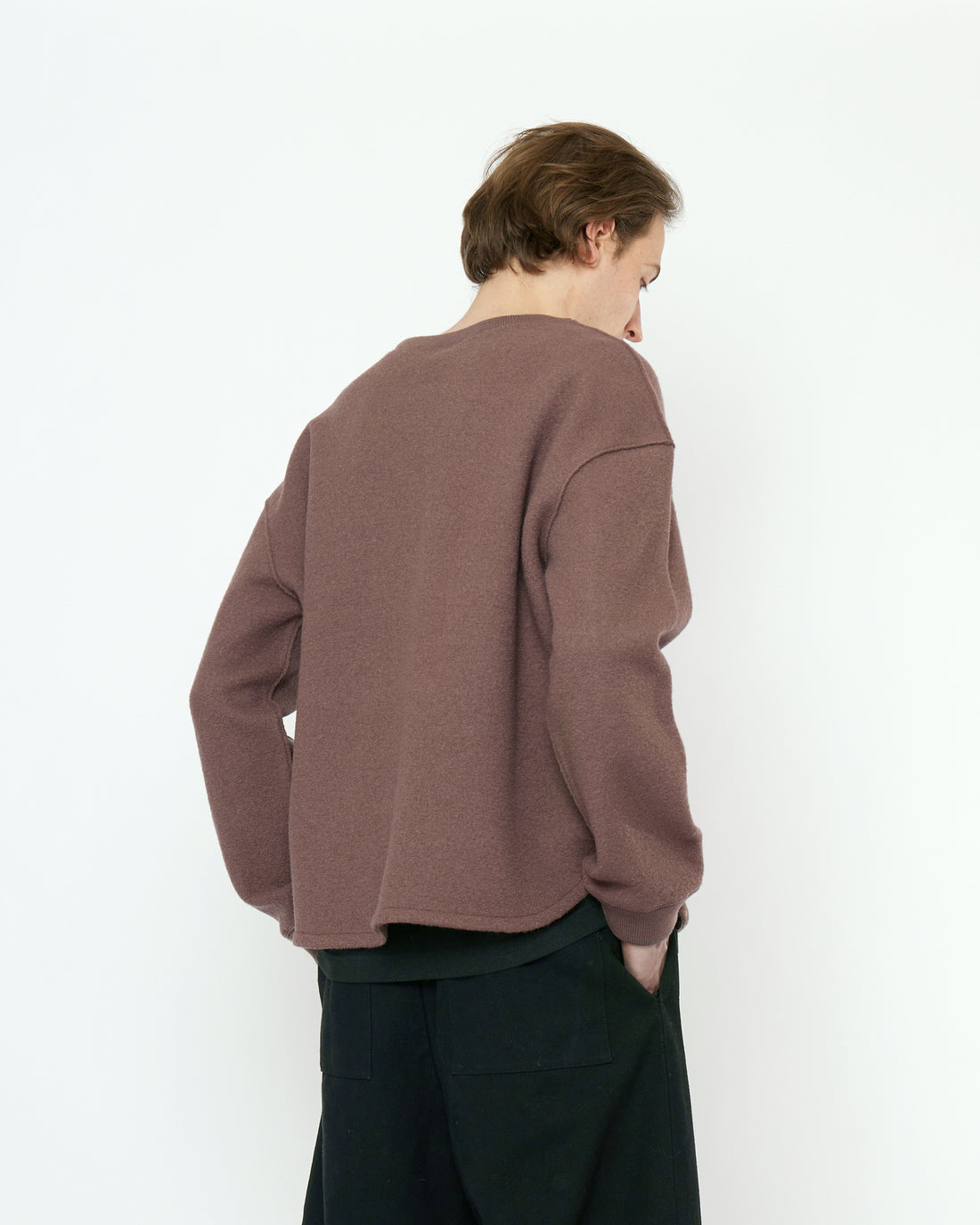 Boiled Wool Keepsake Jumper - FW25 - Mauve