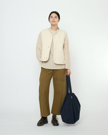 Double Faced Canvas Vest - FW25 -Off-White