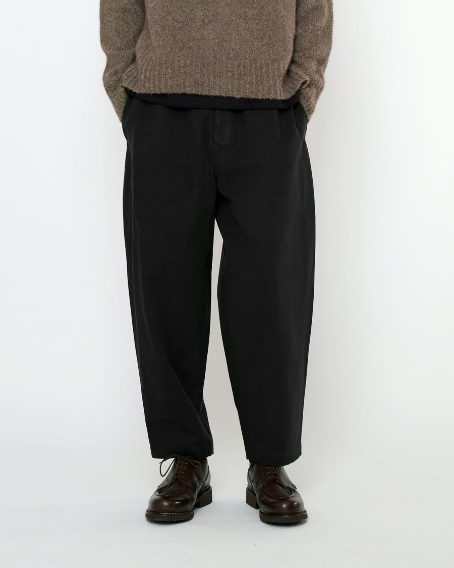 Taupe Trofeo™ Seersucker Wool Silk and Linen Blend Pants