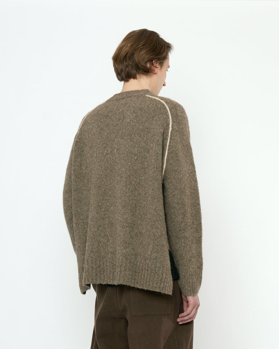 Rolled Seams Pullover - FW25 - Light Umber