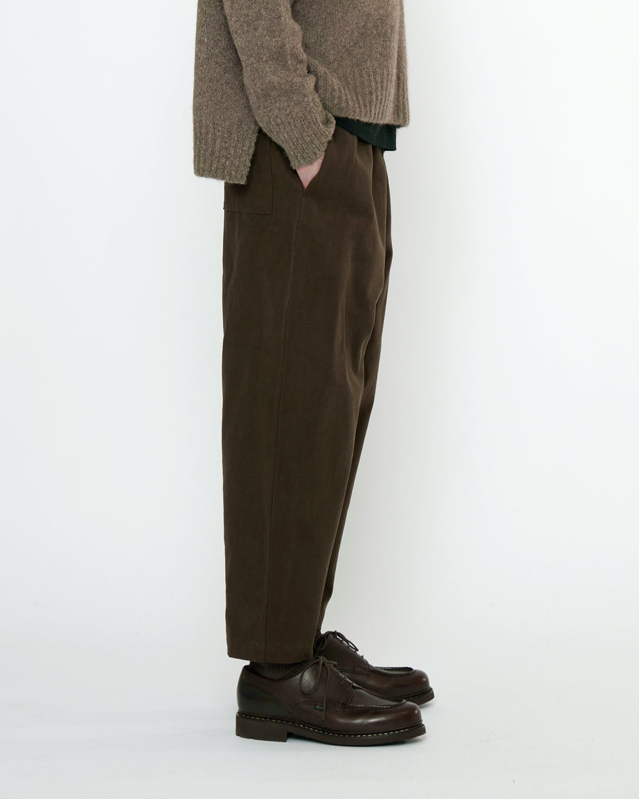 Signature Elastic Pull-Up Trouser - Fall Edition - Taupe Brown