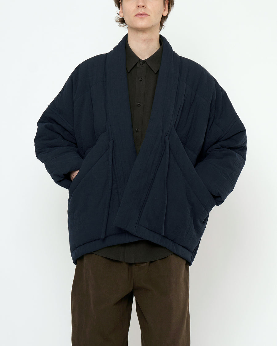 Supreme 11AW ライナー ペイズリー柄 モールスキン Pコート 紺 S Supreme 11AW ライナー ペイズリー柄 モールスキン Pコート 紺 S