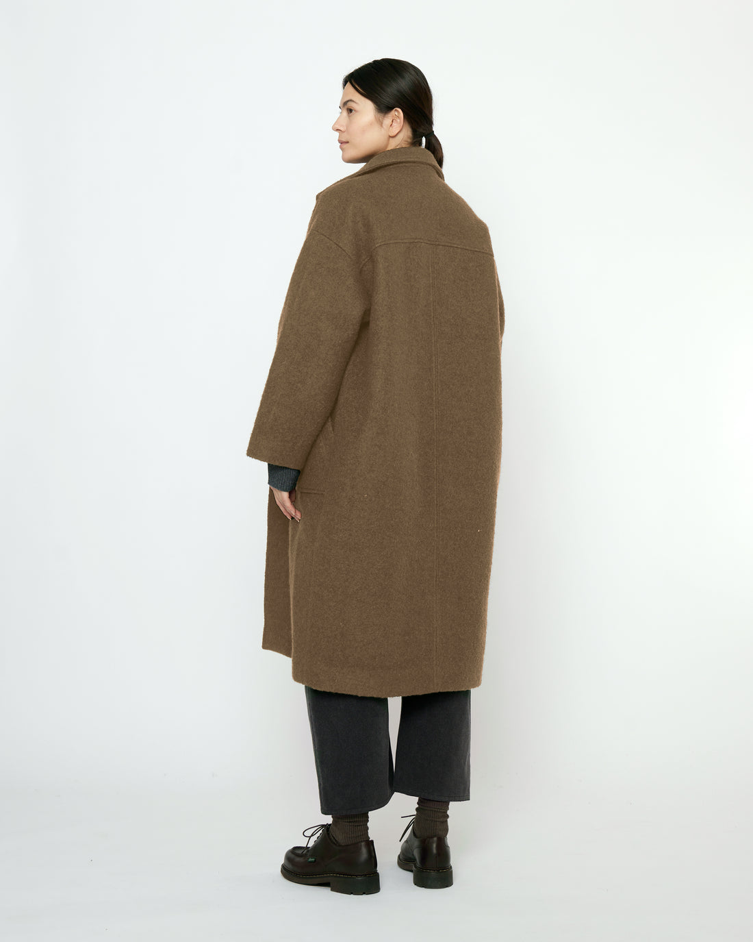 Fall Lapel Coat - FW25 - Kelp
