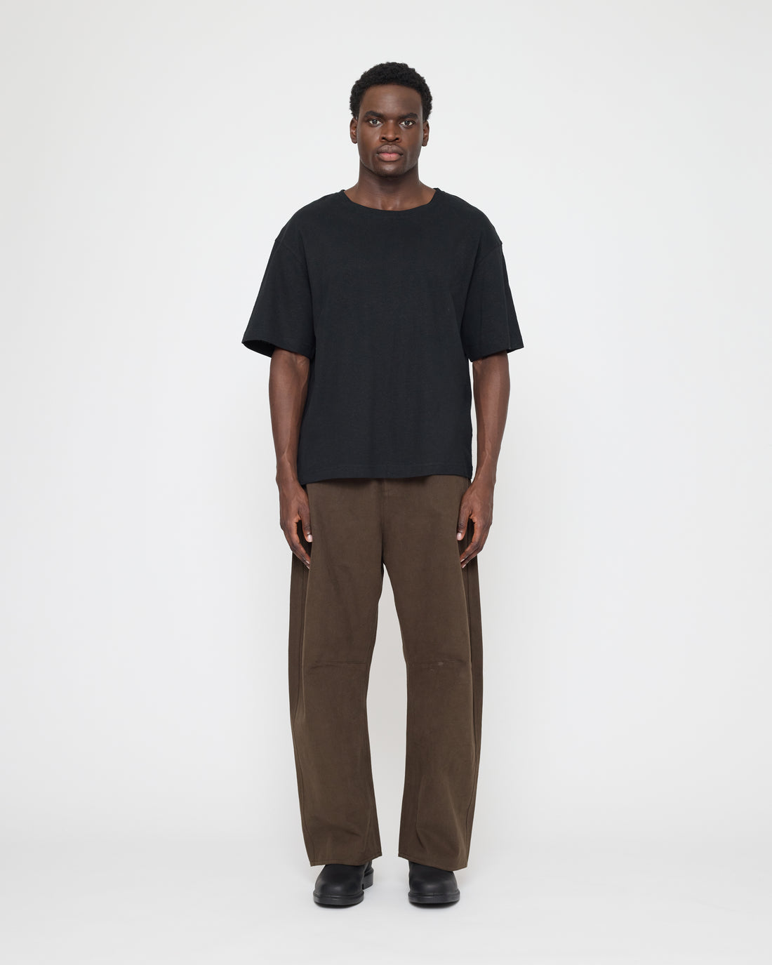 Signature Curve Legged Work Trouser - Brushed Canvas Edition - Taupe Brown