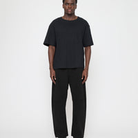 Signature Curve Legged Work Trouser - Brushed Canvas Edition - Black