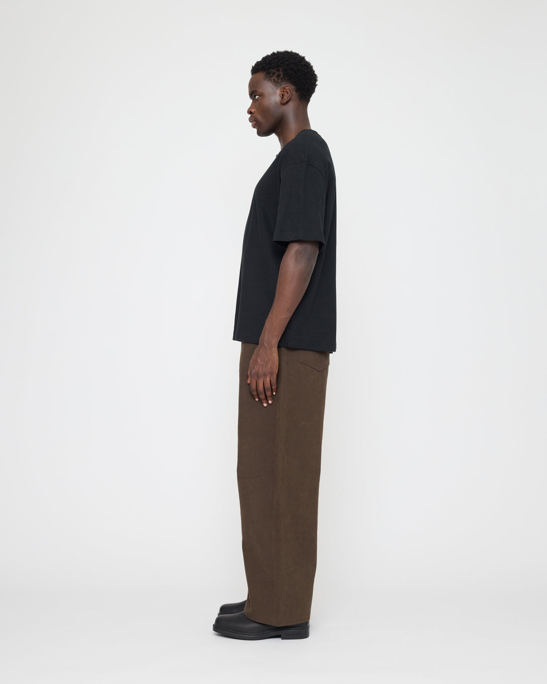 Signature Curve Legged Work Trouser - Brushed Canvas Edition - Taupe Brown