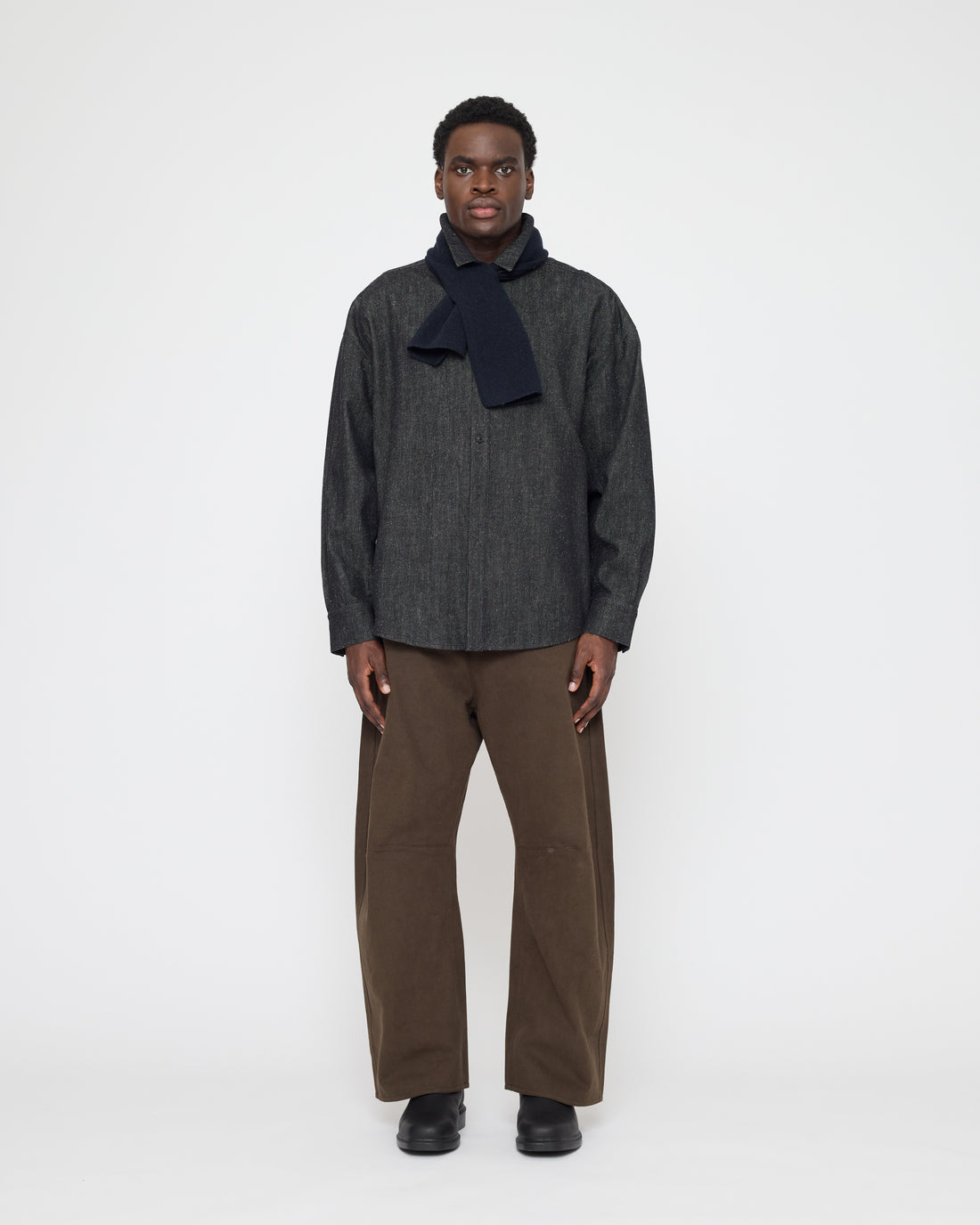Unisex Dolman Shirt - Soft Denim Edition - FW26 - Black