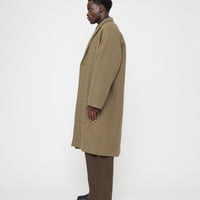 Lapel Wool Coat - FW26 - Sand Kelp