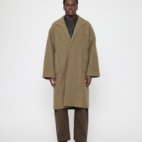 Lapel Wool Coat - FW26 - Sand Kelp