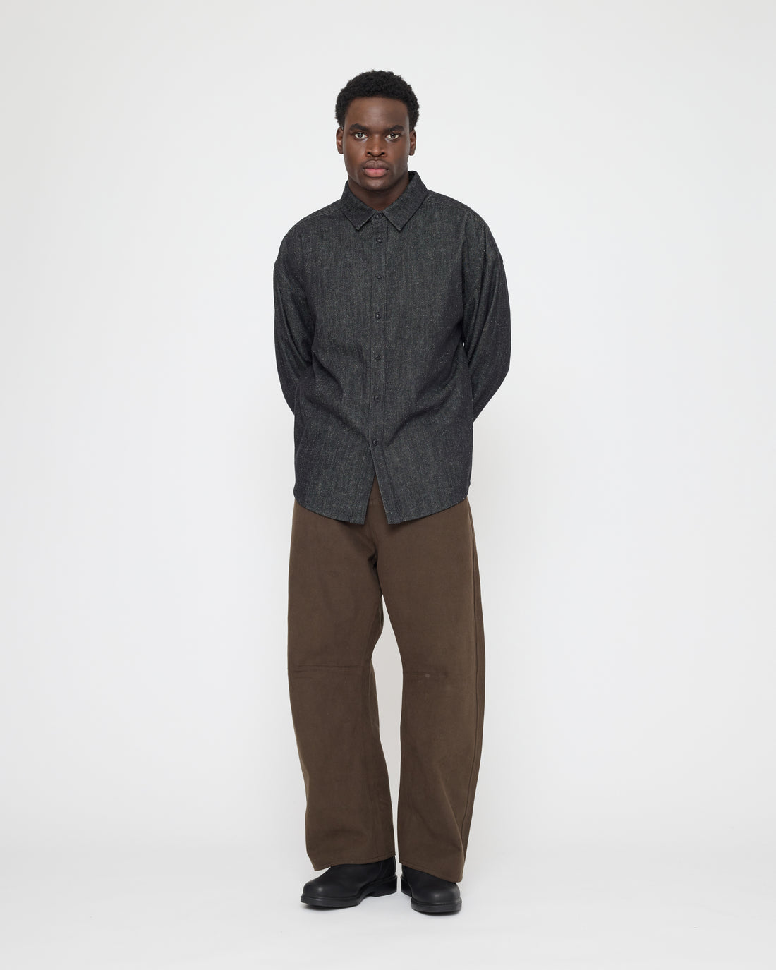 Unisex Dolman Shirt - Soft Denim Edition - FW26 - Black