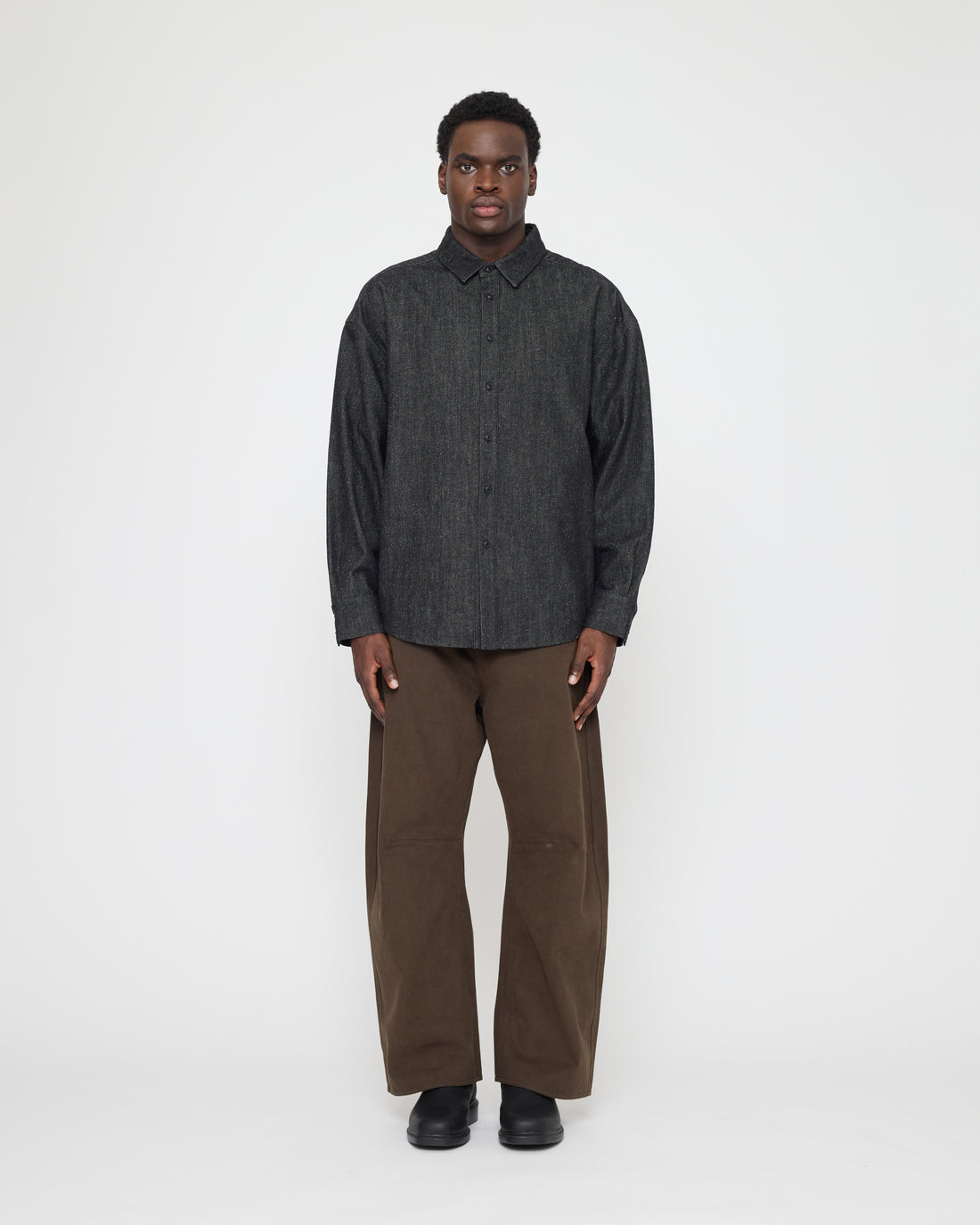 Unisex Dolman Shirt - Soft Denim Edition - FW26 - Black