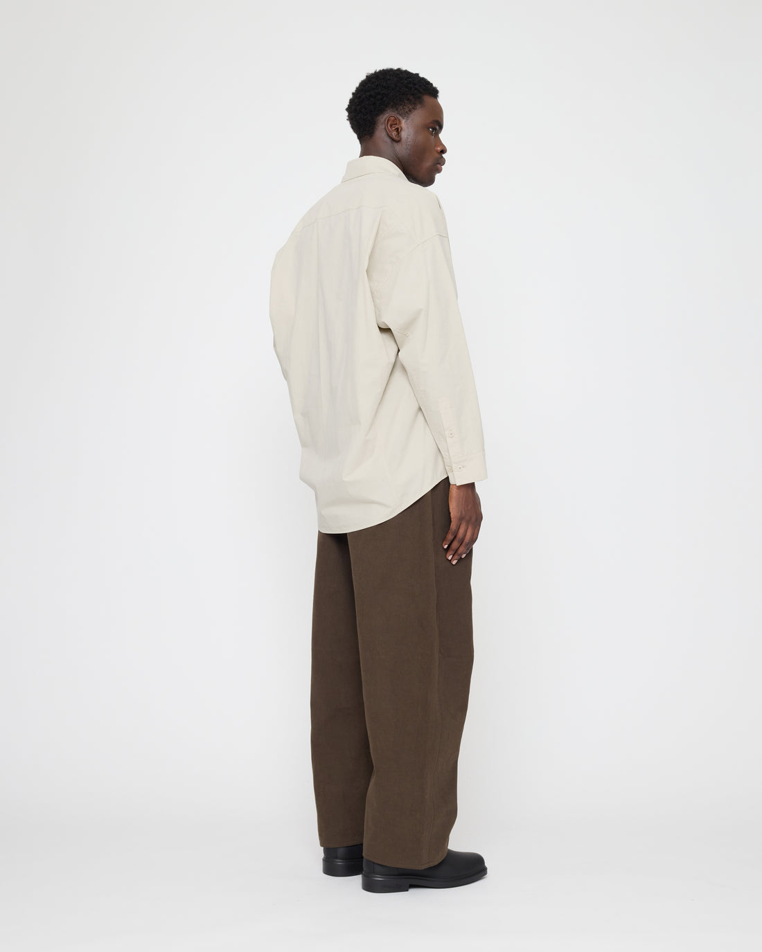 Cocoon Dress Shirt - FW26 - Almond